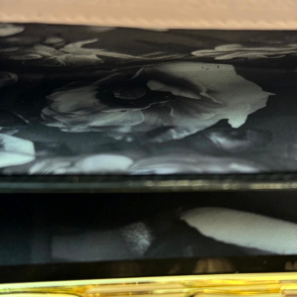 Ted Baker London Black Patent Leather Crystal Clasp Wallet Clutch NWOT - Picture 6 of 9